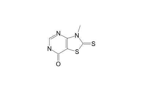 3-methyl-2-sulfanylidene-4H-[1,3]thiazolo[5,4-e]pyrimidin-7-one