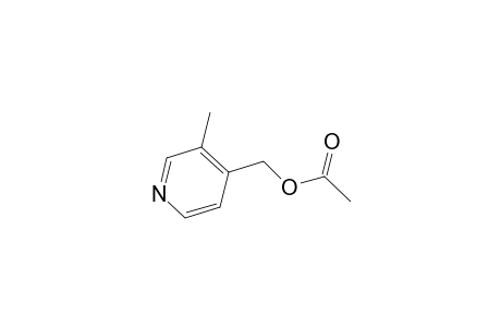 4-Pyridinemethanol, 3-methyl-, acetate (ester)