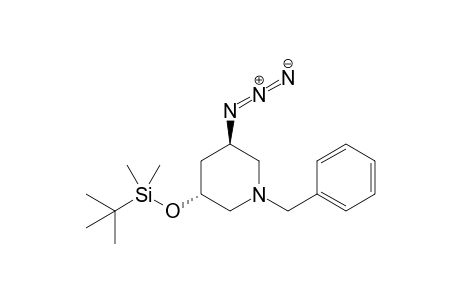 (3R,5R)-3-Azido-1-benzyl-5-(tert-butyldimethylsilyloxy)piperidine