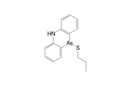 10-Propylthio-5,10-dihydrophenarsazine