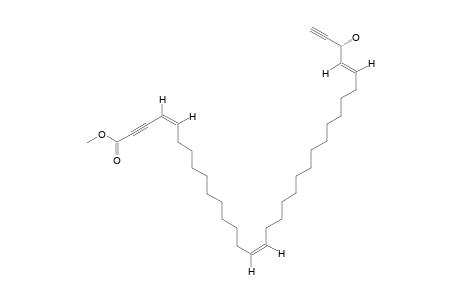 31-(R)-HYDROXY-TRITRIACONTA-4-(Z),15-(Z),29-(E)-TRIENE-2,32-DIYNOIC-ACID-METHYLESTER