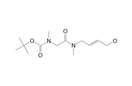 N-TERT.-BUTYLOXYCARBONYL-SARCOSYL-[N-[4-HYDROXY-(2E)-BUTEN-1-YL]-N-METHYL]-AMIDE;MAJOR-ROTAMER
