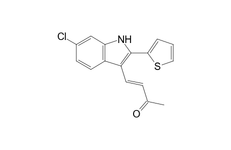 (3E)-4-[6-Chloro-2-(2-thienyl)-1H-indol-3-yl]but-3-en-2-one