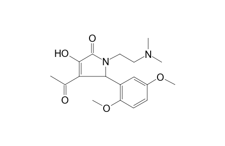 3-Acetyl-2-(2,5-dimethoxyphenyl)-1-(2-dimethylaminoethyl)-4-hydroxy-2H-pyrrol-5-one