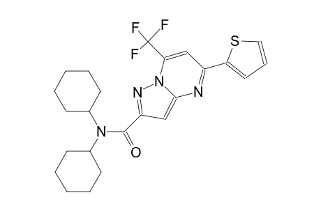 N,N-dicyclohexyl-5-(2-thienyl)-7-(trifluoromethyl)pyrazolo[1,5-a]pyrimidine-2-carboxamide