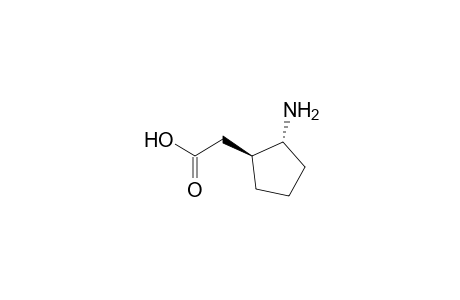 2-[(1S,2R)-2-aminocyclopentyl]acetic acid