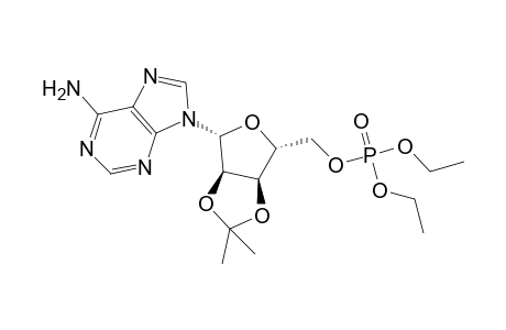 2',3'-o-isopropylideneadenosine, 5'-(diethyl phosphate)