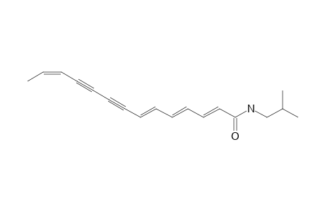 (2E,4E,6E,12Z)-Tetradeca-2,4,6,12-tetraen-8,10-diynoic acid - isobutyl amide