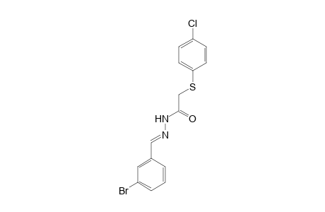 N'-[(E)-(3-Bromophenyl)methylidene]-2-[(4-chlorophenyl)sulfanyl]acetohydrazide