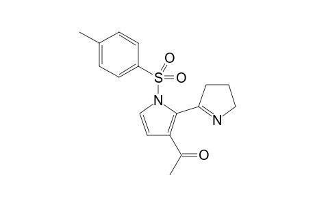 3,4-Dihydro-5-(3-acetyl-1-(4-methylphenylsulfonyl)pyrrol-2-yl)-2H-pyrrole