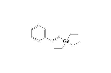 Triethyl-[(E)-2-phenylethenyl]germane