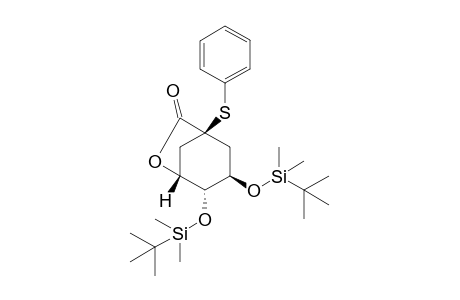 (1S,3R,4R,5R,8S)-3,4-Bis((tert-butyl)dimethylsilyloxy]-8-hydroxy-1-(phenylthio)-6-oxabicyclo[3.2.1]-octan-7-one