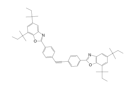 Benzoxazole, 2,2'-(1,2-ethynediyldi-4,1-phenylene)bis[5,7-bis(1,1-dimethylpropyl)-