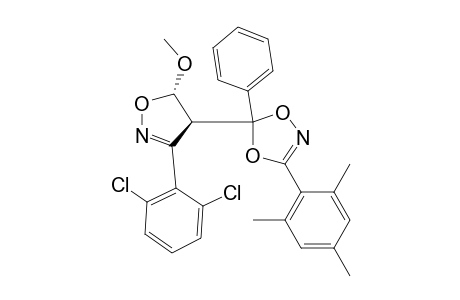 5-[(4S,5S)-3-(2,6-dichlorophenyl)-5-methoxy-2-isoxazolin-4-yl]-3-mesityl-5-phenyl-1,4,2-dioxazole