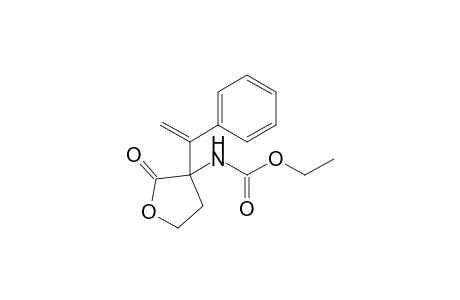 ETHYL-[2-OXO-3-(1-PHENYLVINYL)-TETRAHYDROFURAN-3-YL]-CARBAMATE