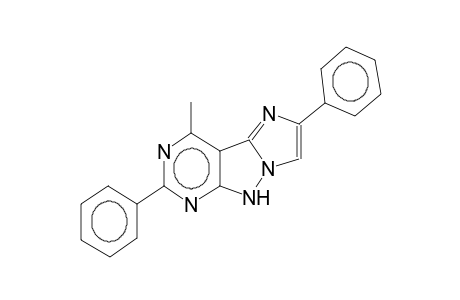 2,7-diphenyl-9-methylimidazo[1,2-b]pyrimidino[5,4-d]pyrazole