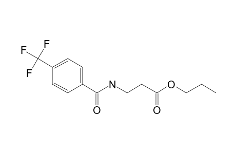 .beta.-Alanine, N-(4-trifluoromethylbenzoyl)-, propyl ester