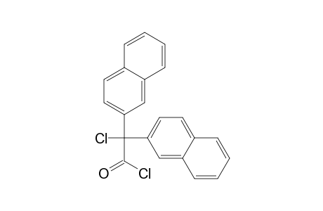 2-Naphthaleneacetyl chloride, .alpha.-chloro-.alpha.-2-naphthalenyl-
