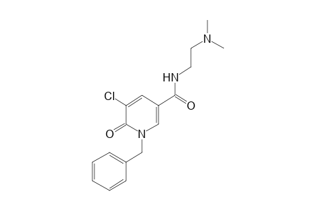 1-BENZYL-5-CHLORO-1,6-DIHYDRO-N-[2-(DIMETHYLAMINO)ETHYL]-6-OXO-NICOTINAMIDE