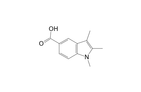 Indole-5-carboxylic acid, 1,2,3-trimethyl-