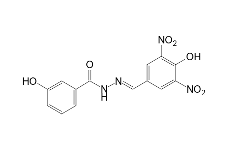 m-hydroxybenzoic acid, (3,5-dinitro-4-hydroxybenzylidene)hydrazide