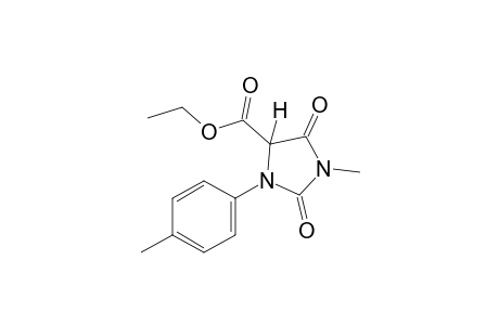 2,5-dioxo-1-methyl-3-p-tolyl-4-imidazolidinecarboxylic acid, ethyl ester