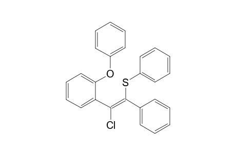 1-Chloro-1-(o-phenoxyphenyl)-2-phenyl-2-(phenylthio)ethene