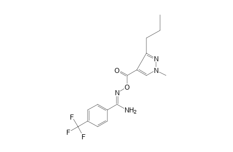 O-[(1-methyl-3-propylpyrazol-4-yl)carbonyl]-alpha,alpha,alpha-trifluoro-p-toluamidoxime