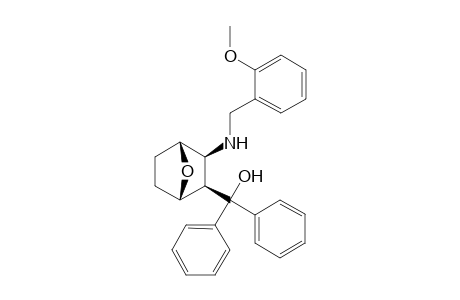 2-exo-(2-Methoxybenzyl)amino-3-exo-(1,1-diphenyl-1-hydroxy)methyl-7-oxabicyclo[2.2.1]heptane