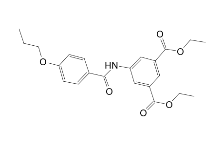 Diethyl 5-[(4-propoxybenzoyl)amino]isophthalate