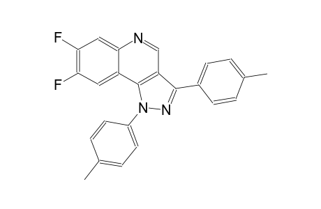 7,8-difluoro-1,3-bis(4-methylphenyl)-1H-pyrazolo[4,3-c]quinoline