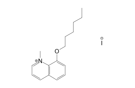 8-(hexyloxy)-1-methylquinolinium iodide