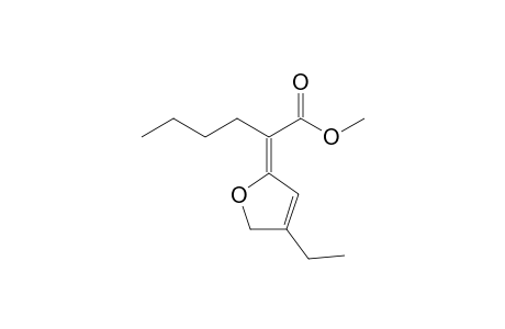 (2E)-2-(3-ethyl-2H-furan-5-ylidene)hexanoic acid methyl ester