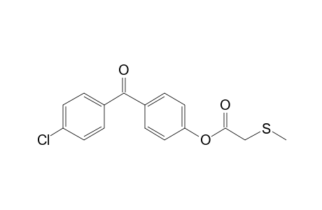 4-(4-Chlorobenzoyl)phenyl (methylthio)ethanoate