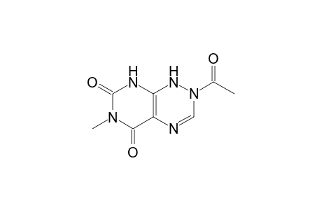 2-Acetyl-6-methyl-1,8-dihydropyrimido[5,4-e][1,2,4]triazine-5,7-dione