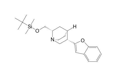 (1S,2S,4S,5S)-2-tert-Butyldimethylsiloxymethyl-5-(benzofuryl)-1-azabicyclo[2.2.2]octane