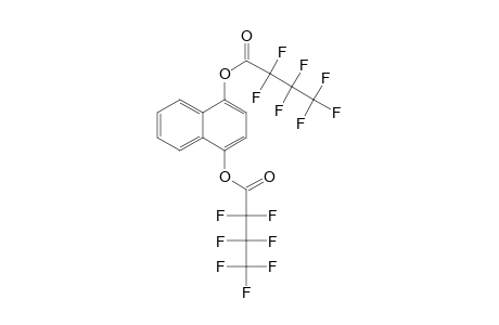 1,4-Dihydroxynaphthalene, bis(heptafluorobutyrate)