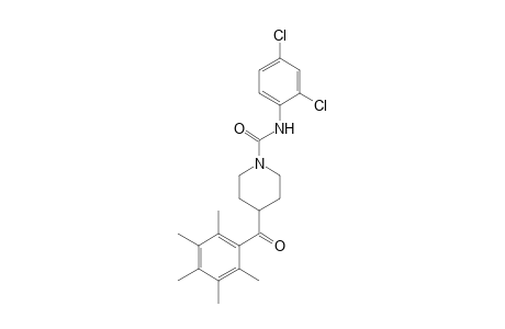 2',4'-dichloro-4-(pentamethylbenzoyl)-1-piperidinecarboxanilide