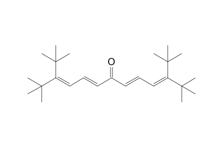 E,E-1,1,9,9-tetra-tert-butylnona-1,3,6,8-tetraen-5-one