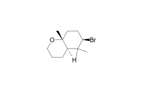 (4a.alpha.,6.beta.,8a.beta.)-(.+-.)-6-Bromooctahydro-5,5,8a-trimethyl-2H-1-benzopyran