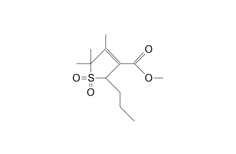 3-CARBOMETHOXY-4,5,5-TRIMETHYL-2-PROPYL-2,5-DIHYDROTHIOPHENE-1,1-DIOXIDE