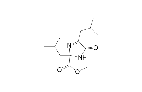 1H-Imidazole-2-carboxylic acid, 2,5-dihydro-2,4-bis(2-methylpropyl)-5-oxo-, methyl ester