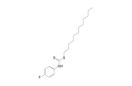 dithio-p-fluorocarbanilic acid, dodecyl ester