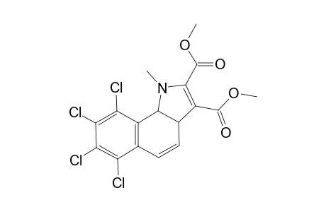 1H-Benz[g]indole-2,3-dicarboxylic acid, 6,7,8,9-tetrachloro-3a,9b-dihydro-1-methyl-, dimethyl ester