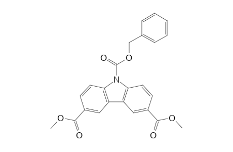 9-o-Benzyl 3-o,6-o-dimethyl carbazole-3,6,9-tricarboxylate