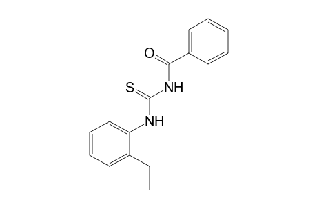 1-benzoyl-3-(o-ethylphenyl)-2-thiourea