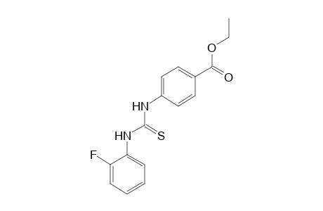 p-[3-(o-fluorophenyl)-2-thioureido]benzoic acid, ethyl ester