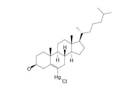 6-CHLOROMERCURICHOLEST-5-EN-3-BETA-OL