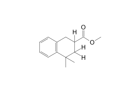 4,4-dimethyl-1,2,3,4-tetrahydro-2-naphthoic acid, methyl ester
