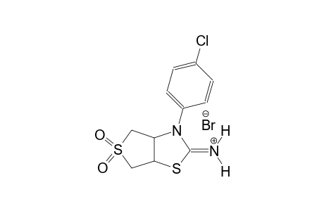 3-(4-chlorophenyl)tetrahydrothieno[3,4-d][1,3]thiazol-2(3H)-iminium 5,5-dioxide bromide